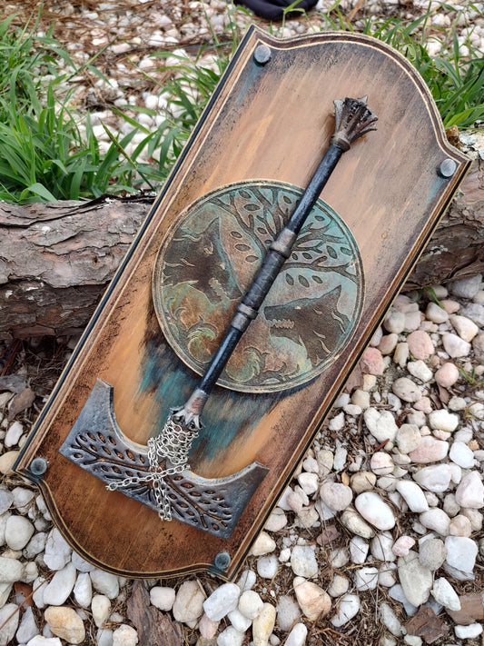 Commission - The Iron Age - Iron Lords Axe Plaque