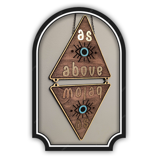 As Above - So Below Wall Hanger
