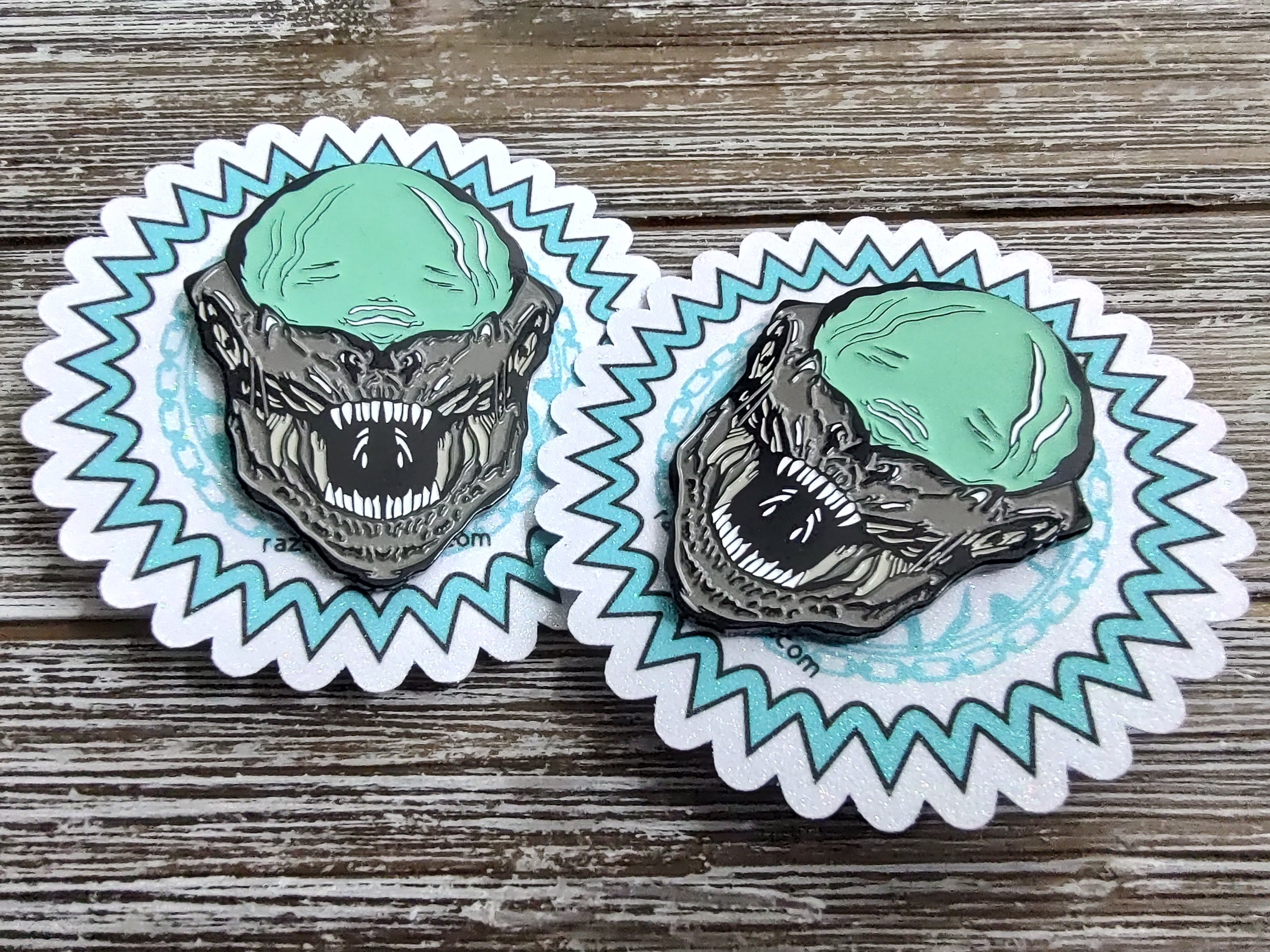 Lucent Brood - Cursed Thrall Enamel Pin – RazorsEdgeRaz